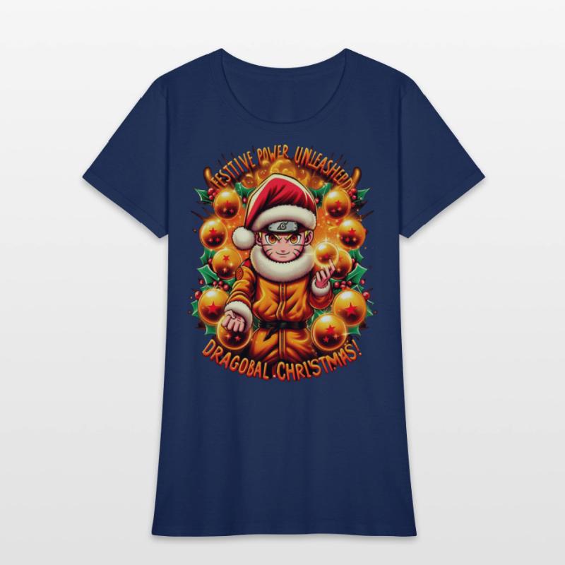 Funny anime character Christmas festival