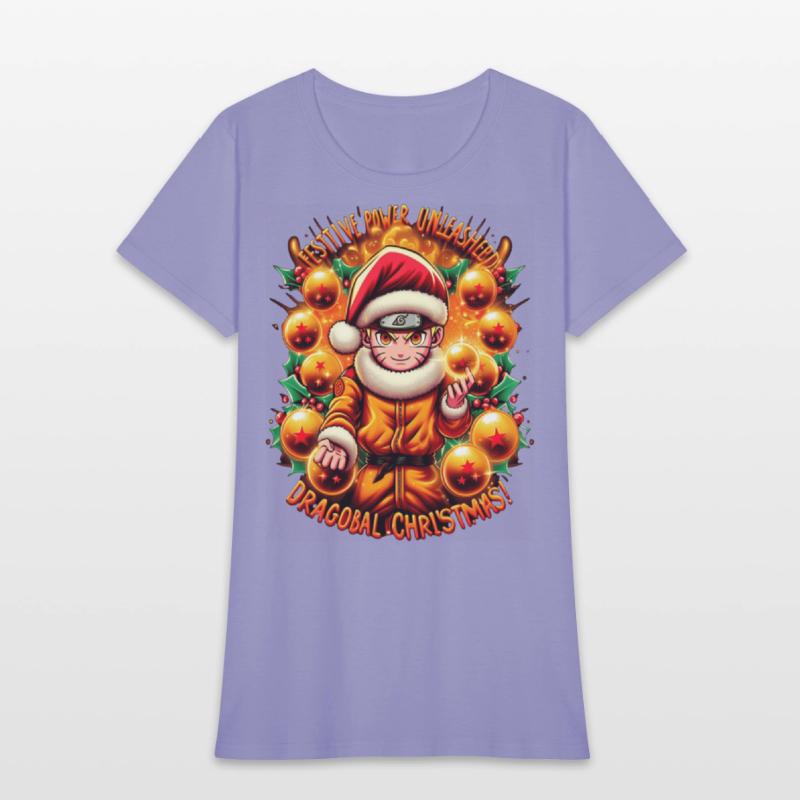 Funny anime character Christmas festival