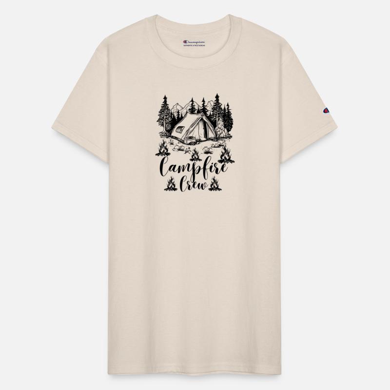 Funny Campfire Crew Family Camping Trip 2024 Women