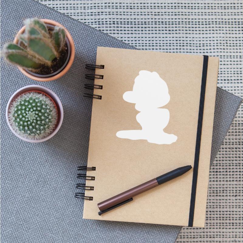 Funny Duck Drawing With Big Feet