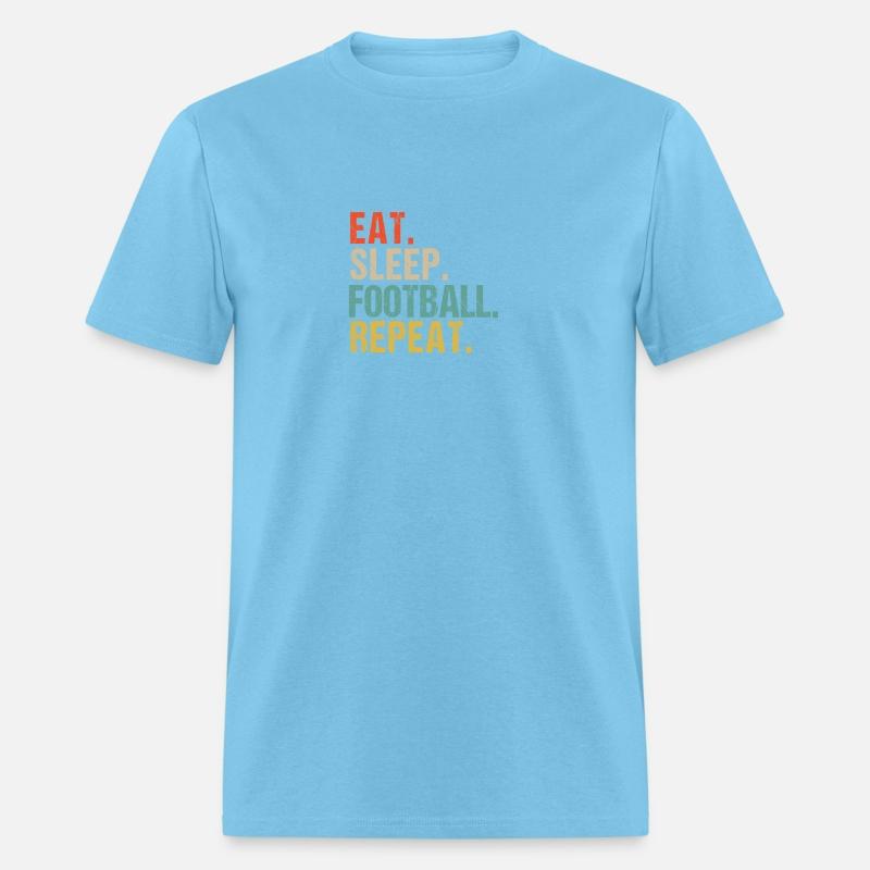 Funny Eat Sleep Football Repeat