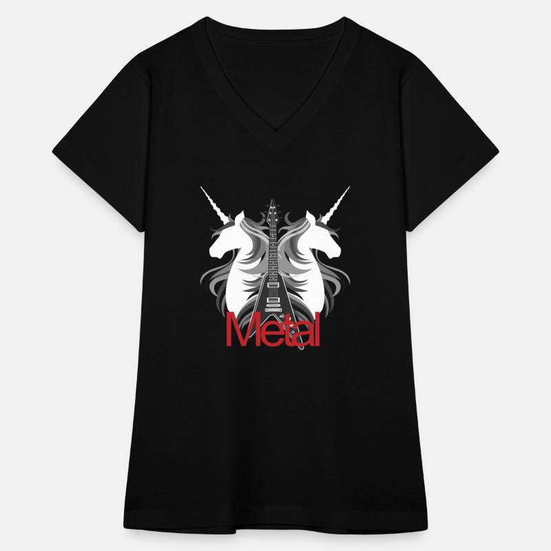 Funny heavy metal unicorn for women