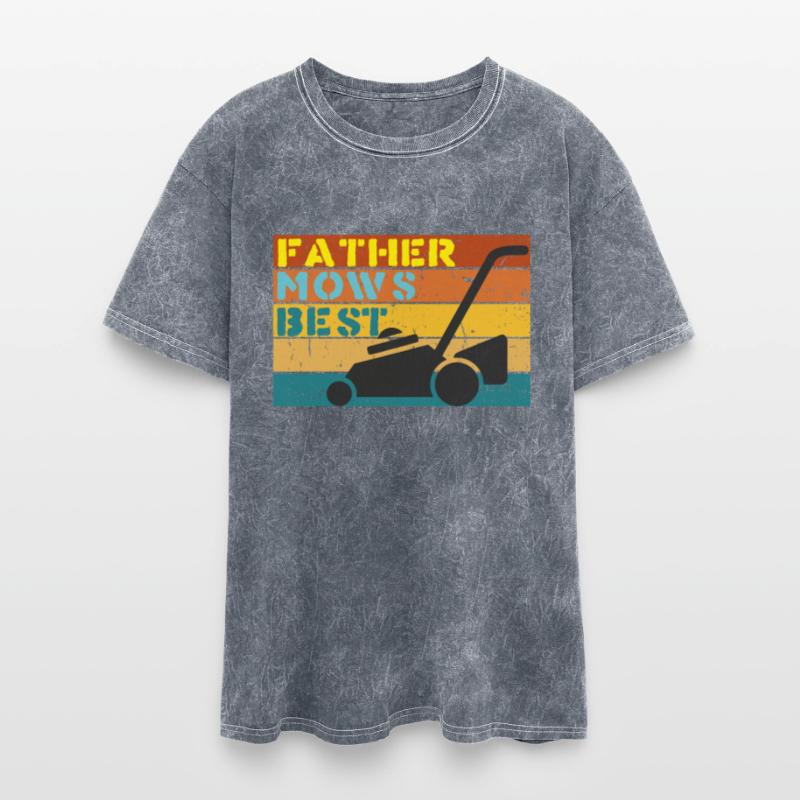 Funny lawn mower cool father mows best fathers day