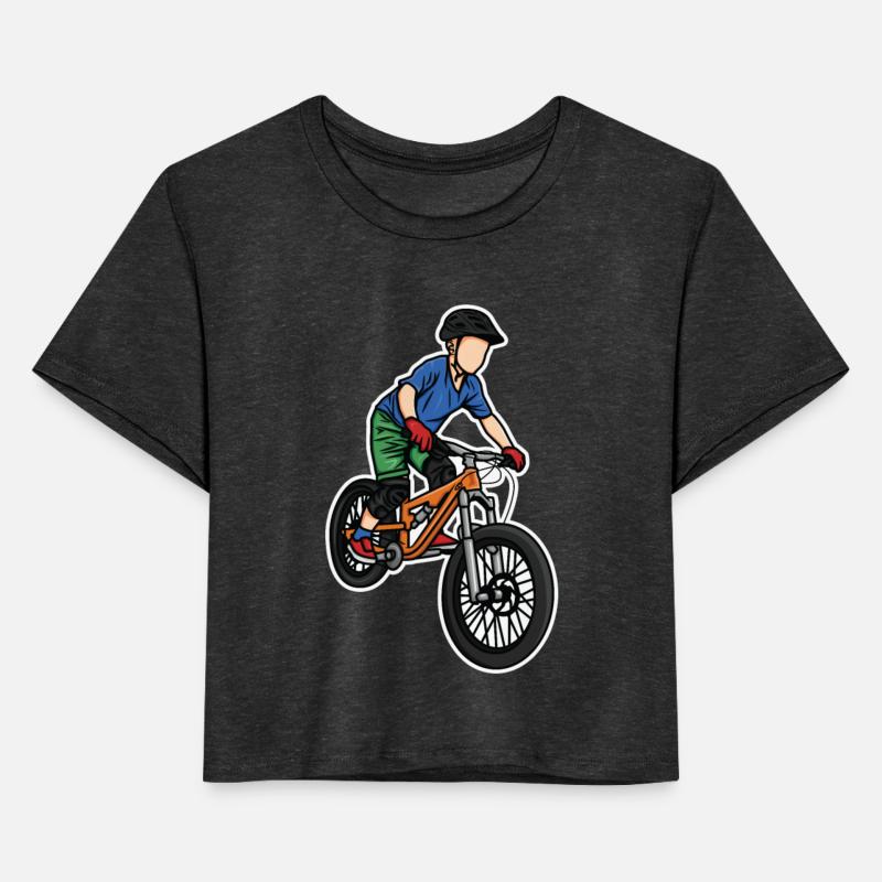 Funny Mountain Biking Boy