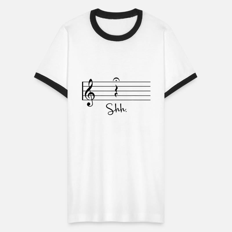 Funny Music Notes Shh Quarter Fermata Teacher Gift