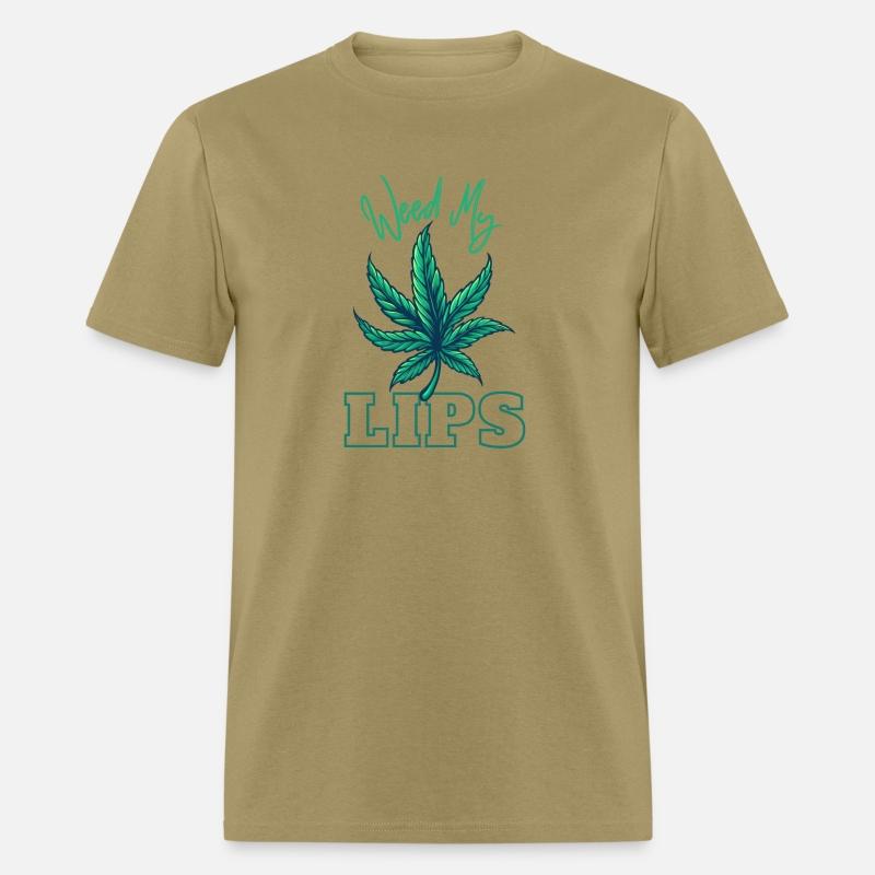 Funny Smoking Cannabis | Design Weed My Lips
