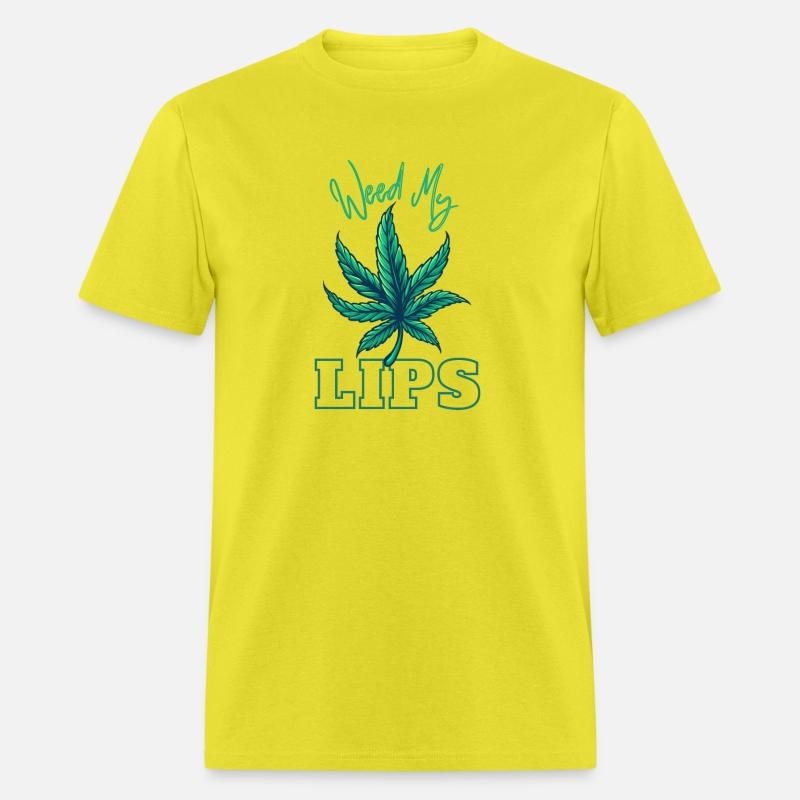 Funny Smoking Cannabis | Design Weed My Lips