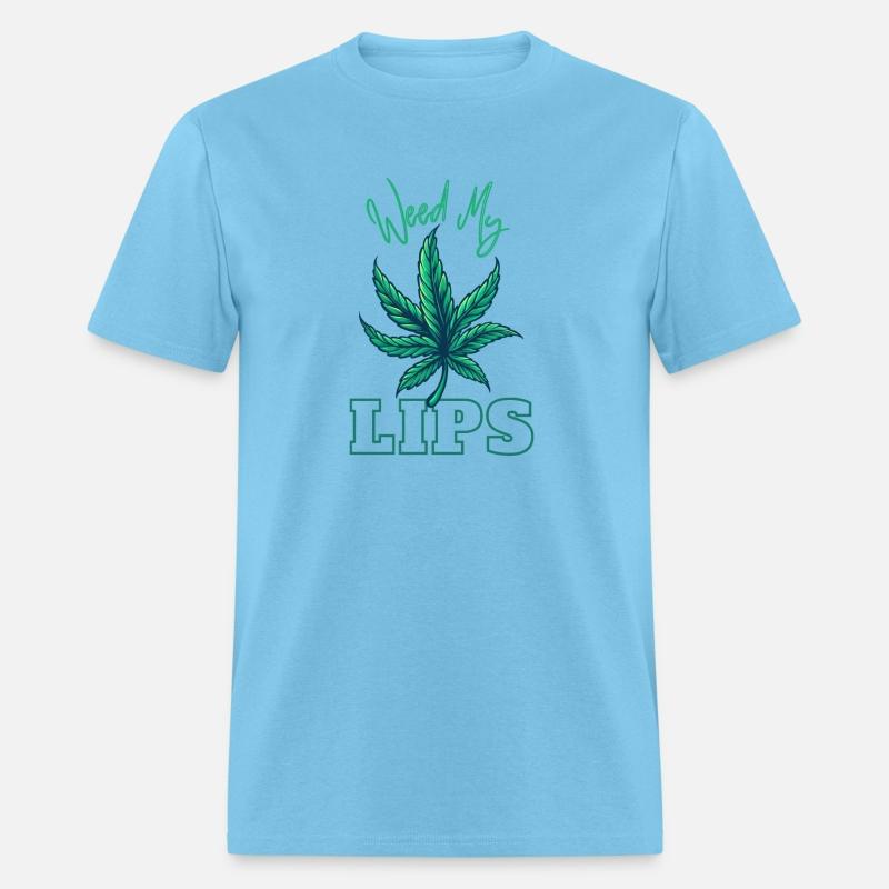 Funny Smoking Cannabis | Design Weed My Lips