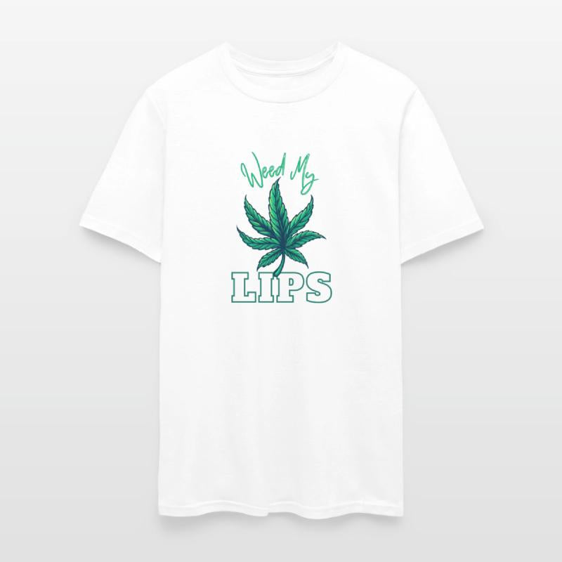 Funny Smoking Cannabis | Design Weed My Lips