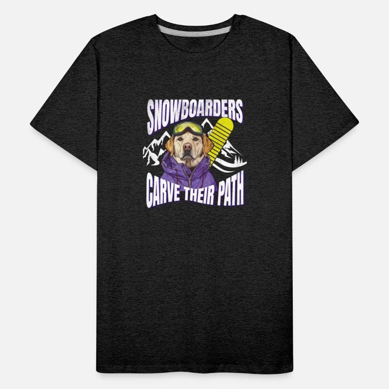 Funny Snowboarders Carve Their Path Winter Sports