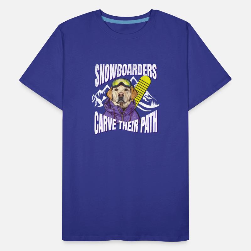 Funny Snowboarders Carve Their Path Winter Sports