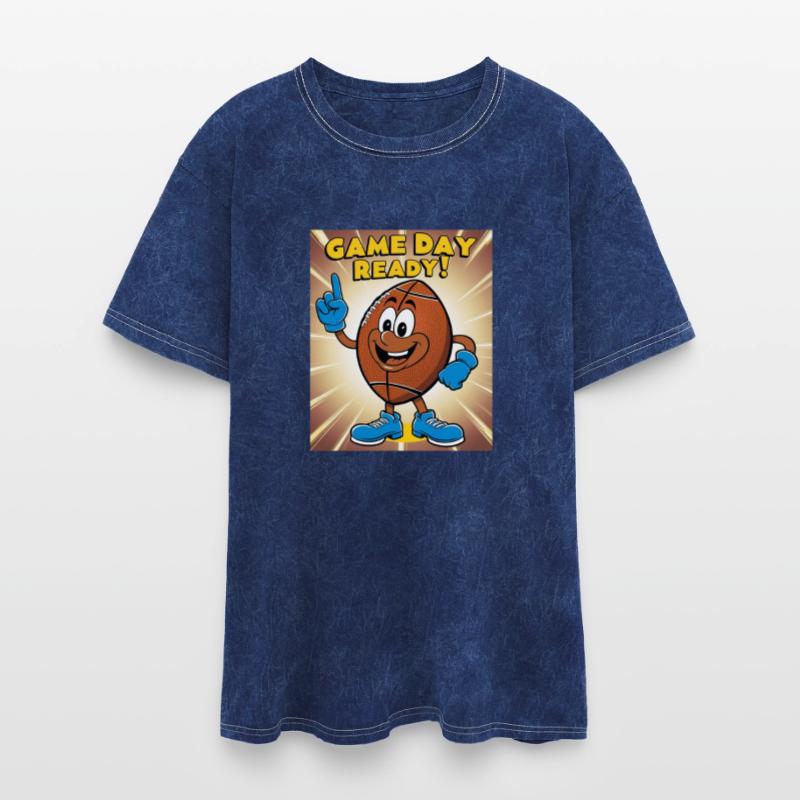 Game Day Ready – Retro Cartoon Football Character