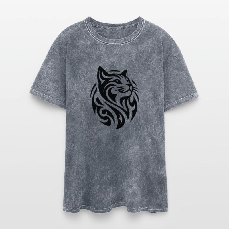 Geometric Tribal Tattoo Cats Head