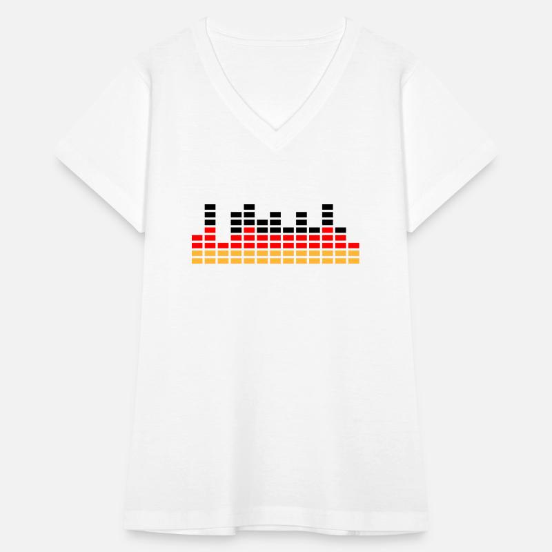 German Flag Colors Party DJ Wave Bars Mixer Music