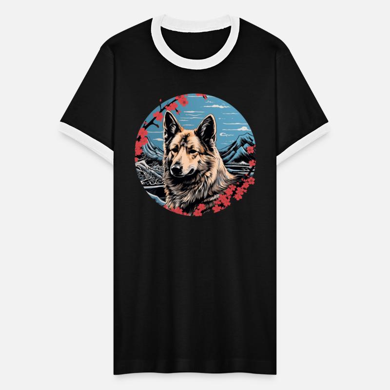 German Shepherd Funny Dog Asia Art Popular Artwork