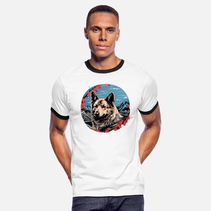 German Shepherd Funny Dog Asia Art Popular Artwork