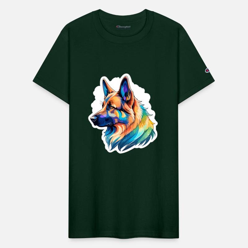 German Shepherd Watercolor