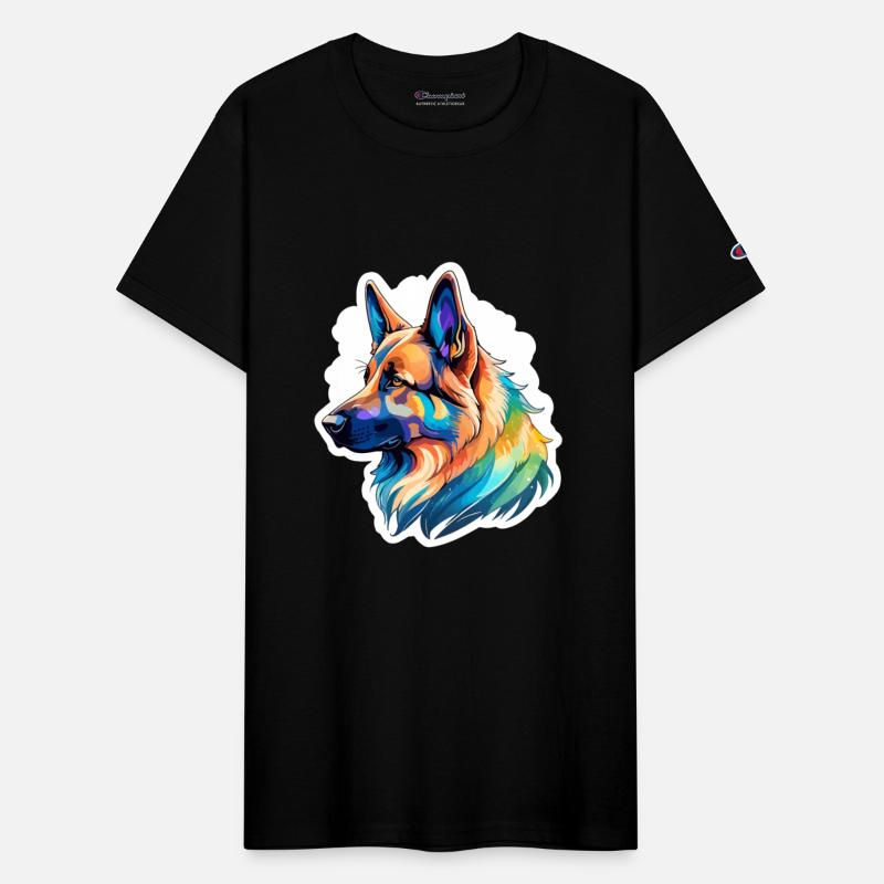 German Shepherd Watercolor