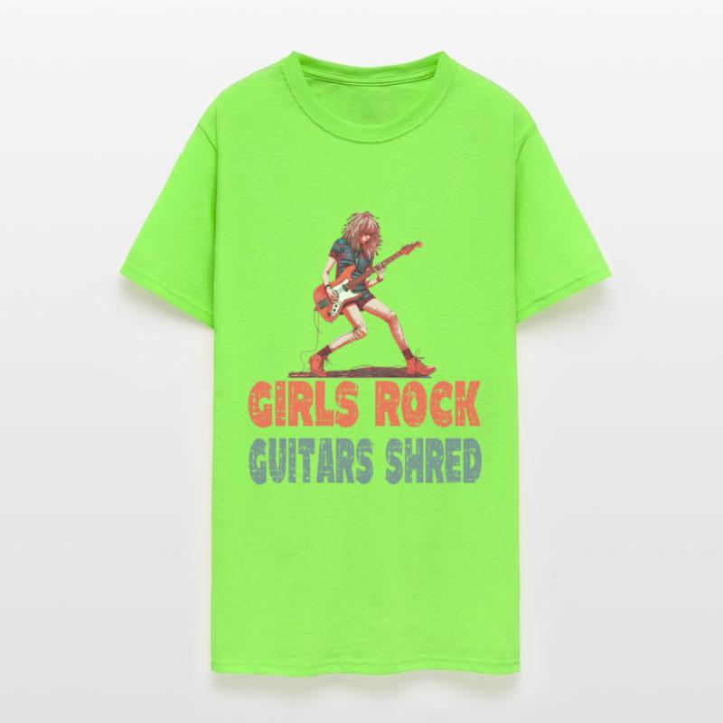 Gilrs Rock Guitar Shrek