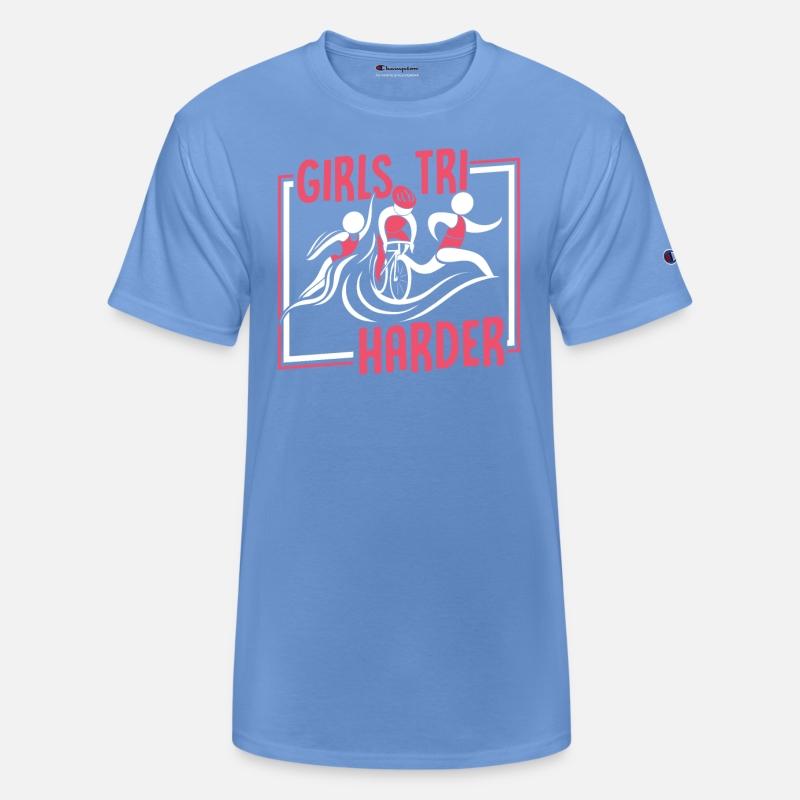 Girls TRI Harder Triathlete Bike Training Profi