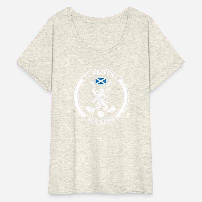 Golf Shirt, St. Andrews Scotland Tee, Golf Lover