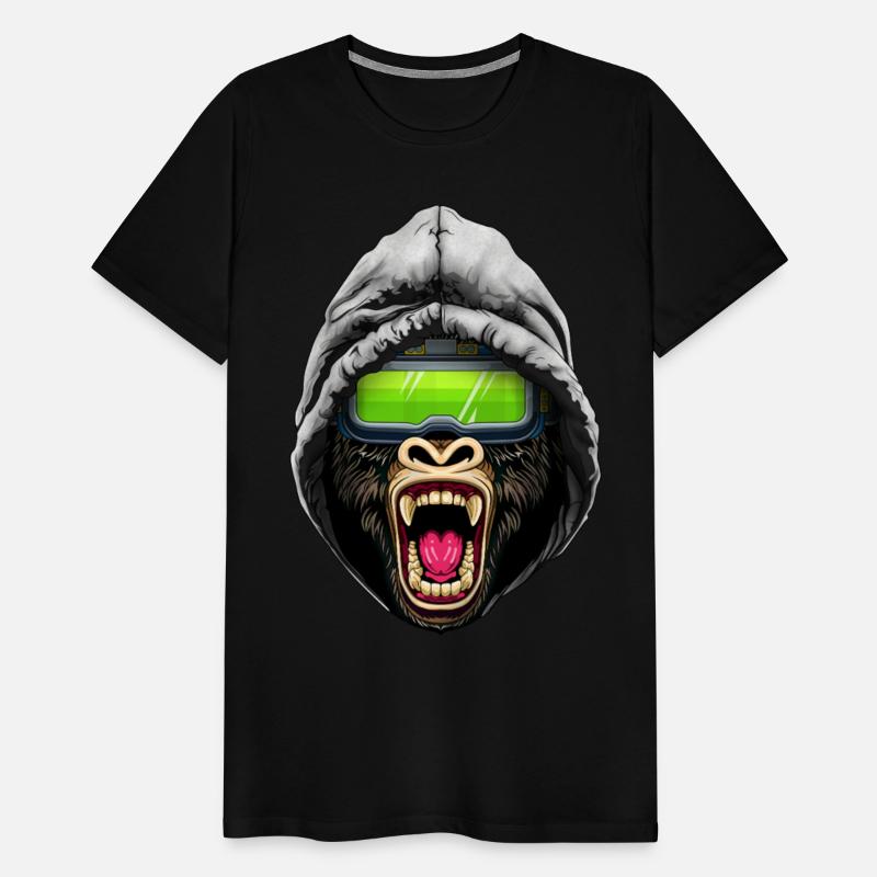 Gorilla VR Gamer Animal Art Gorilla
