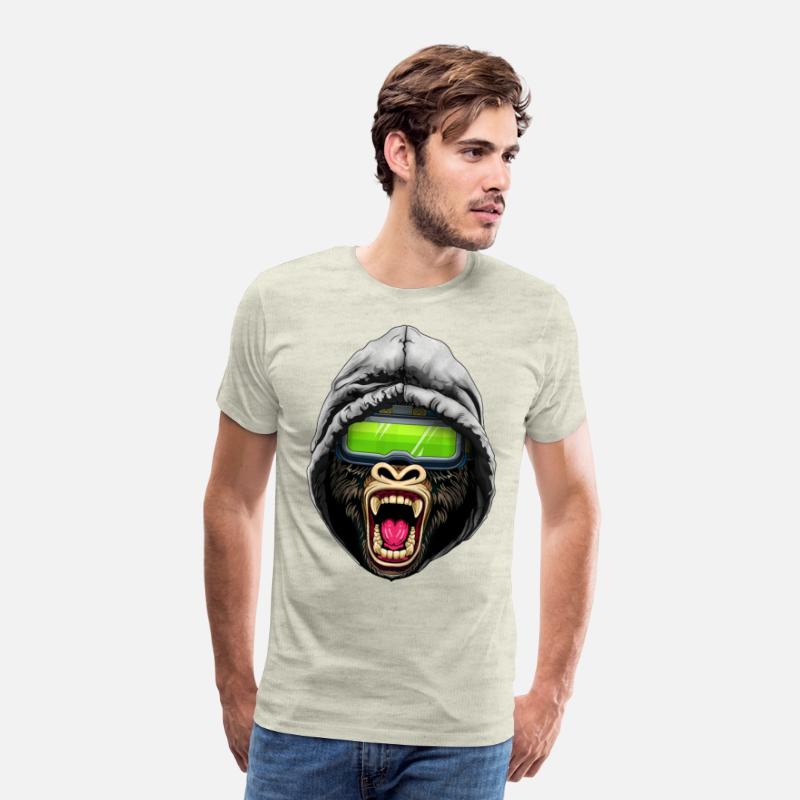 Gorilla VR Gamer Animal Art Gorilla