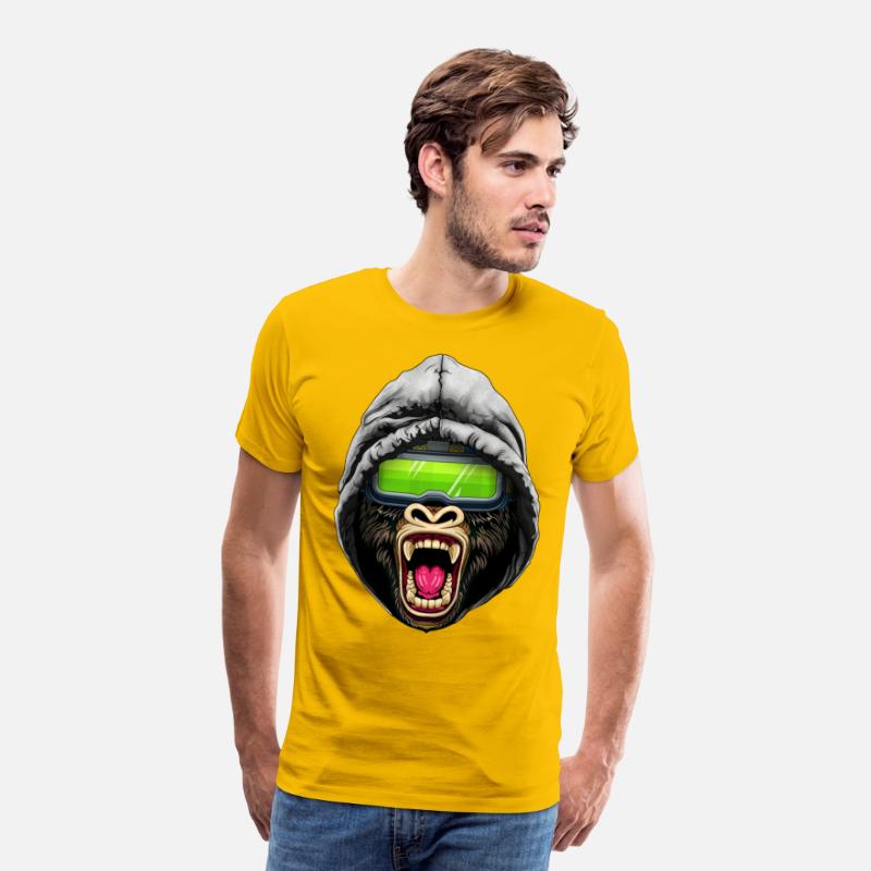 Gorilla VR Gamer Animal Art Gorilla