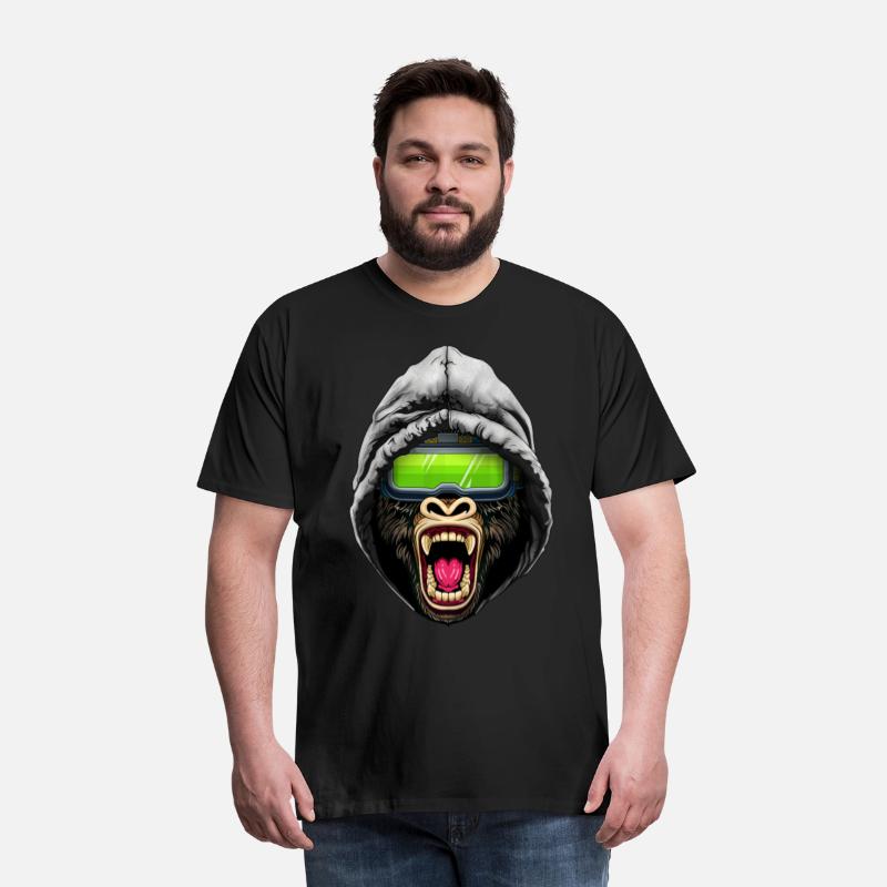 Gorilla VR Gamer Animal Art Gorilla