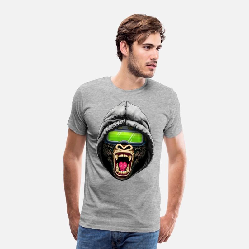 Gorilla VR Gamer Animal Art Gorilla