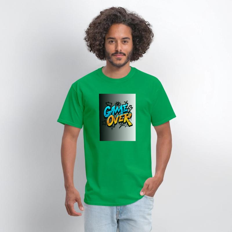 Graffiti Style Game Over Illustration