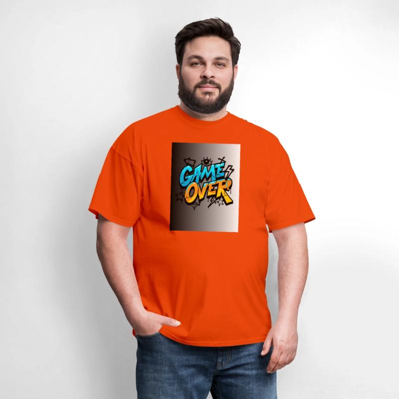 Graffiti Style Game Over Illustration