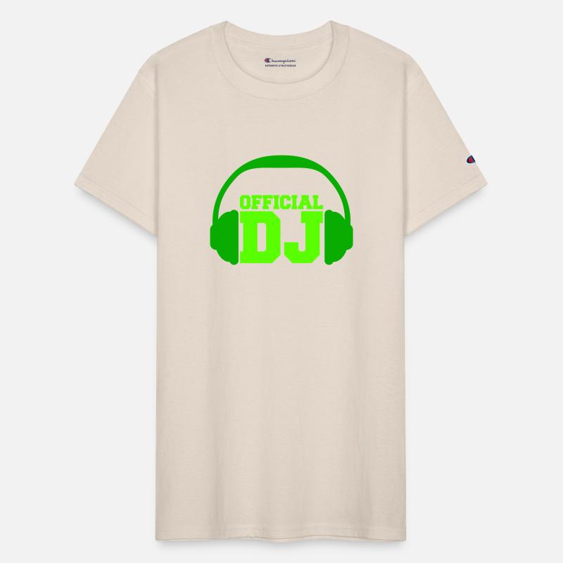 Green Official DJ Headphone Club Disco Music Party