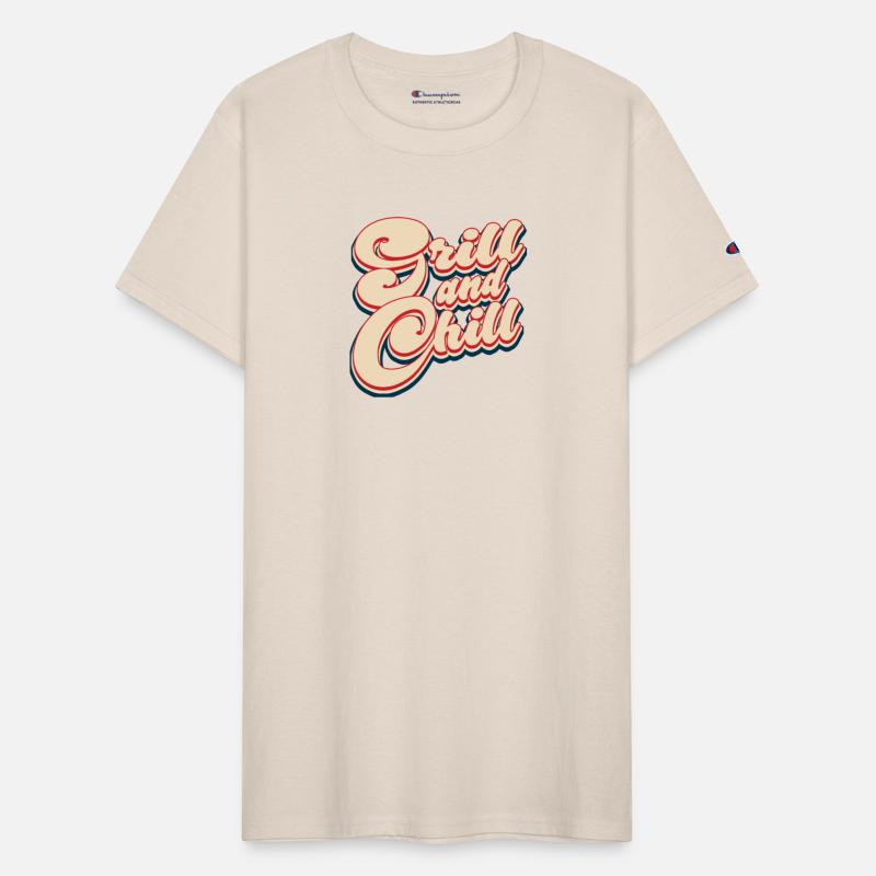 Grill and Chill Patriotic 4th of July Vintage