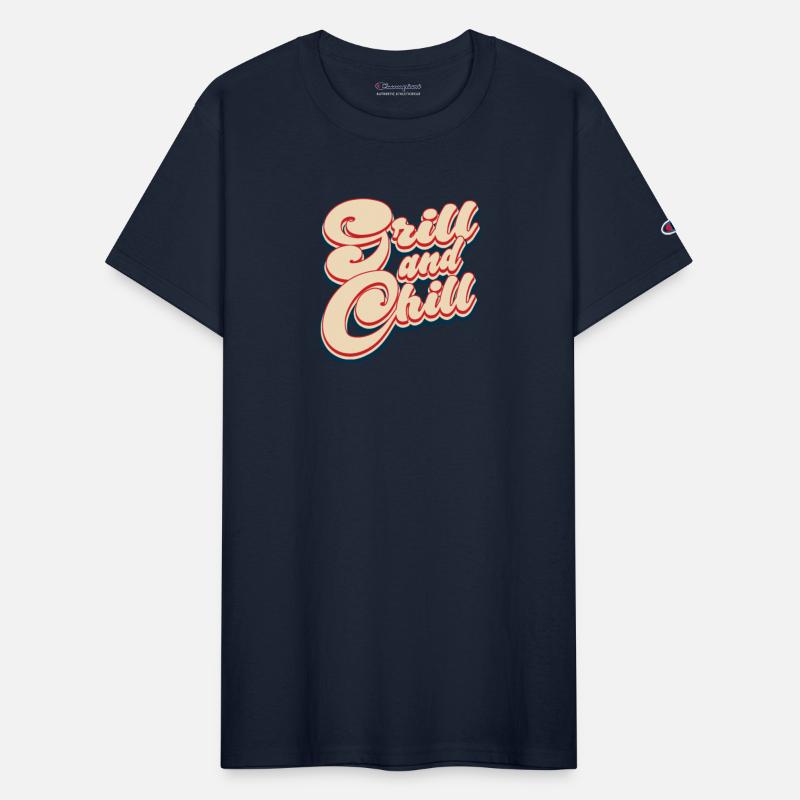 Grill and Chill Patriotic 4th of July Vintage