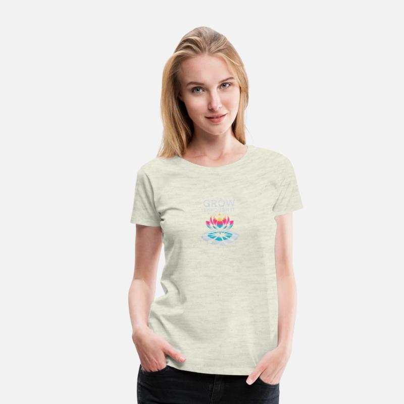 Grow Through It – Lotus Strength T-shirt