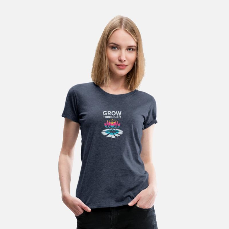 Grow Through It – Lotus Strength T-shirt