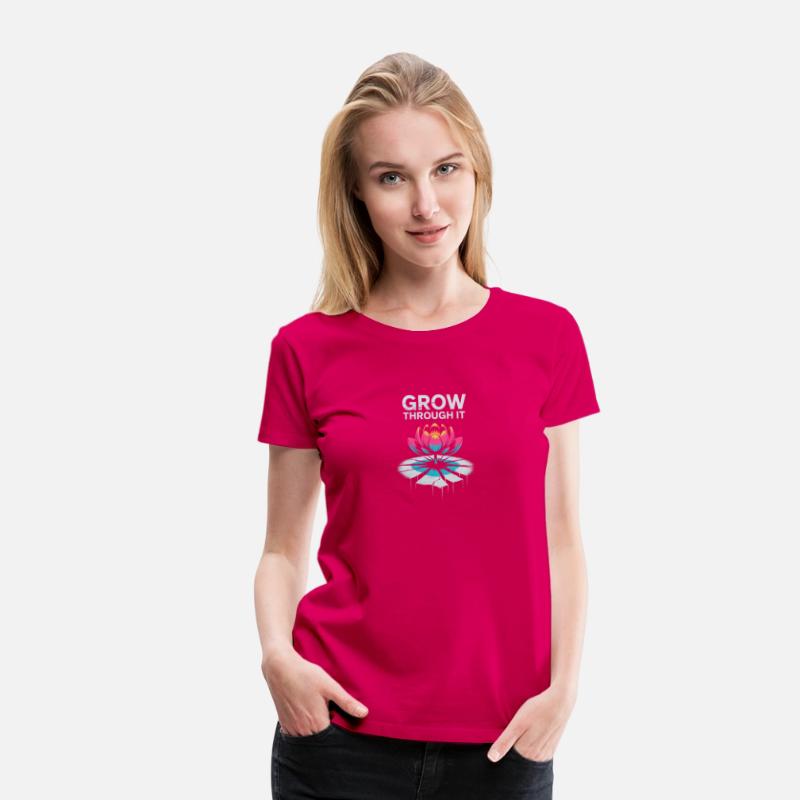 Grow Through It – Lotus Strength T-shirt