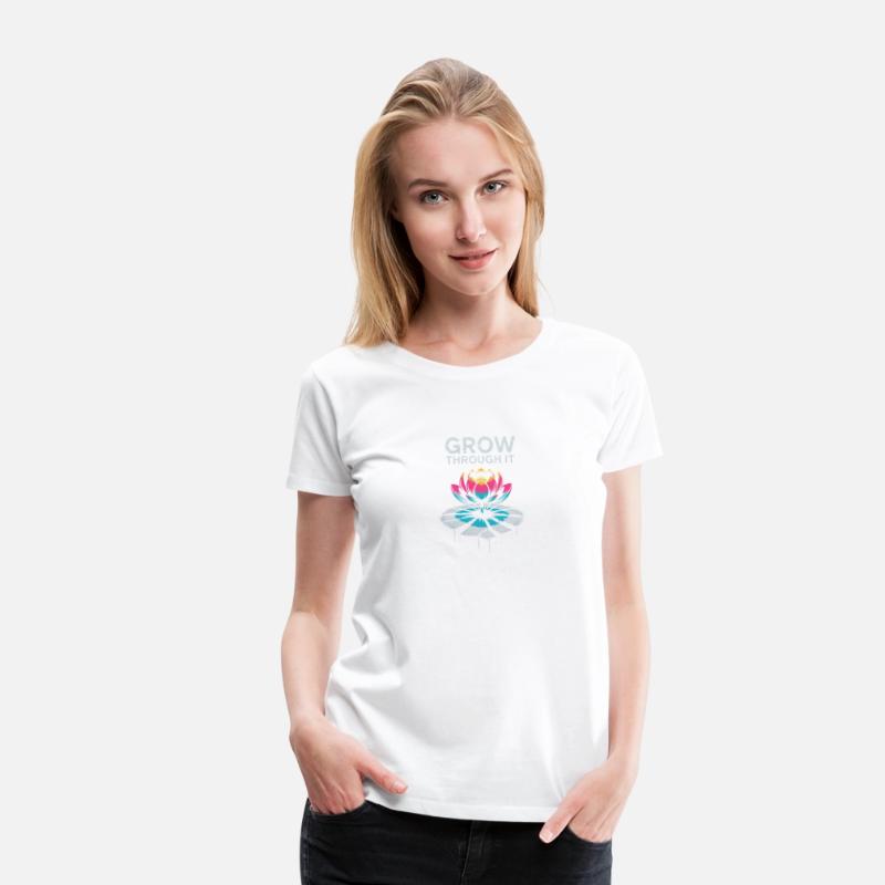 Grow Through It – Lotus Strength T-shirt