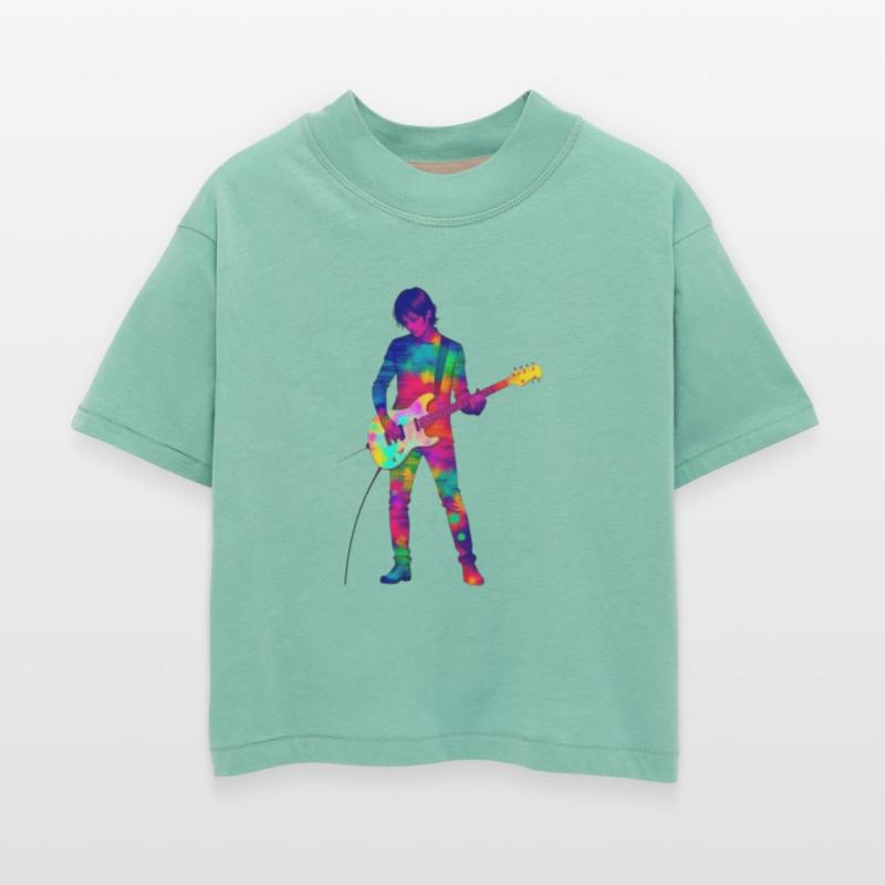 Guitarist playing electric guitar