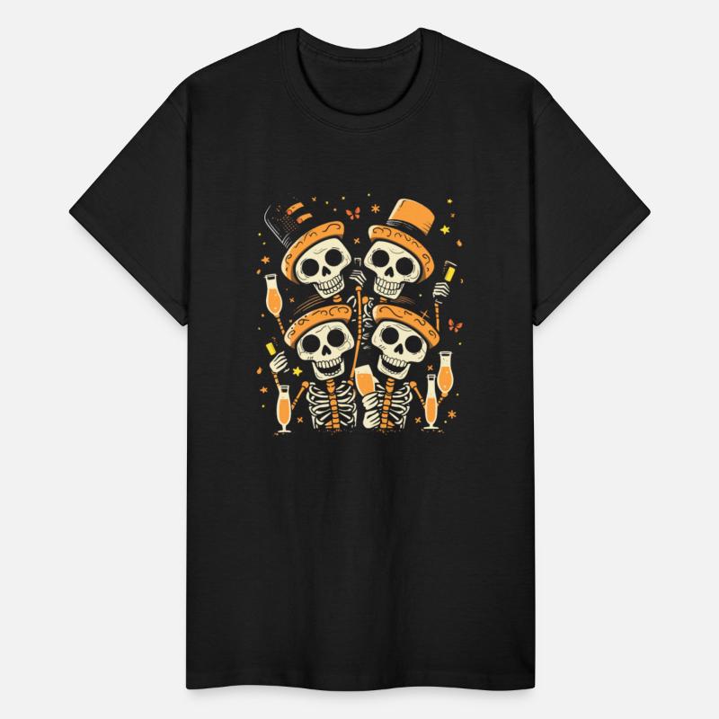Halloween Party Skeleton Drinking Shirt