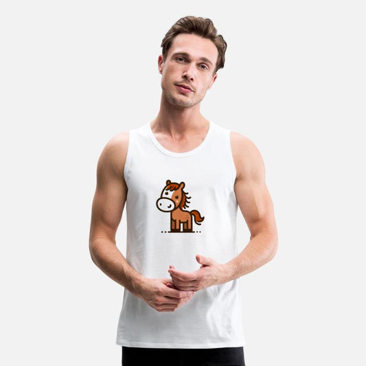 Happy Stick Figure Horse