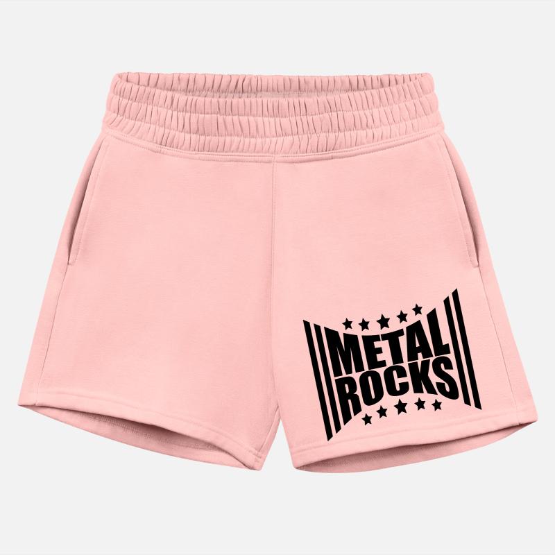 Heavy Metal Rocks Hard Rock Music Text Quote Logo