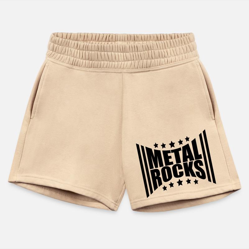 Heavy Metal Rocks Hard Rock Music Text Quote Logo