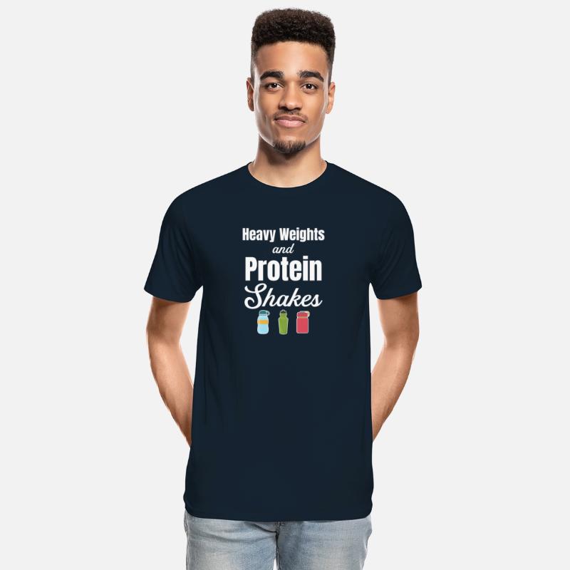 Heavy Weights And Protein Shakes Exercise