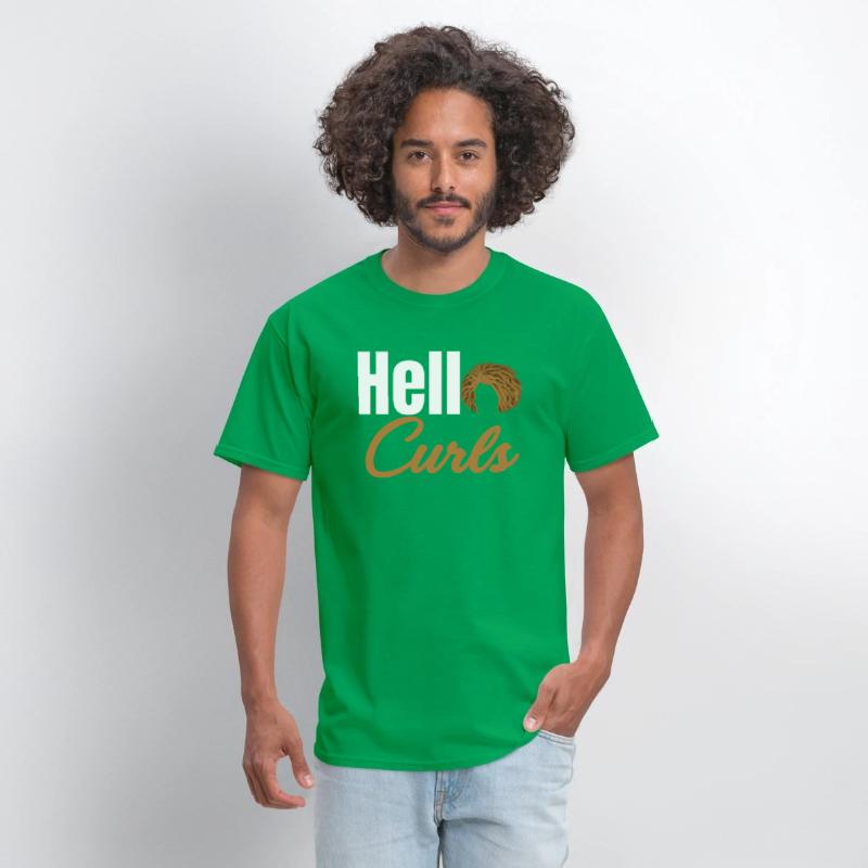 Hello Curls Funny Curly Hair Wavy Afro African