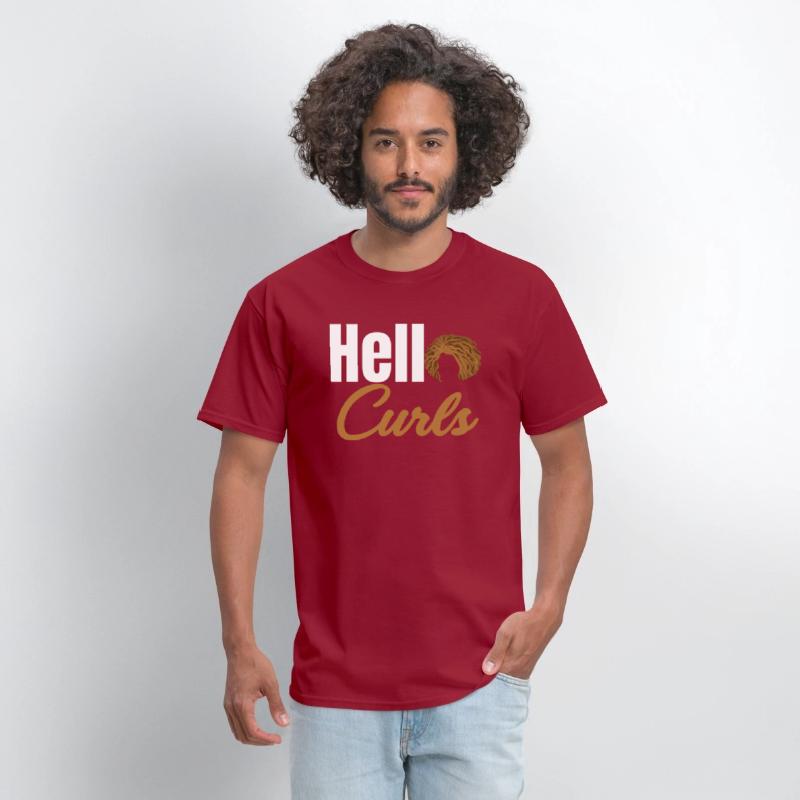 Hello Curls Funny Curly Hair Wavy Afro African