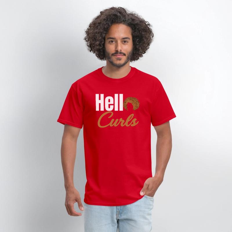 Hello Curls Funny Curly Hair Wavy Afro African