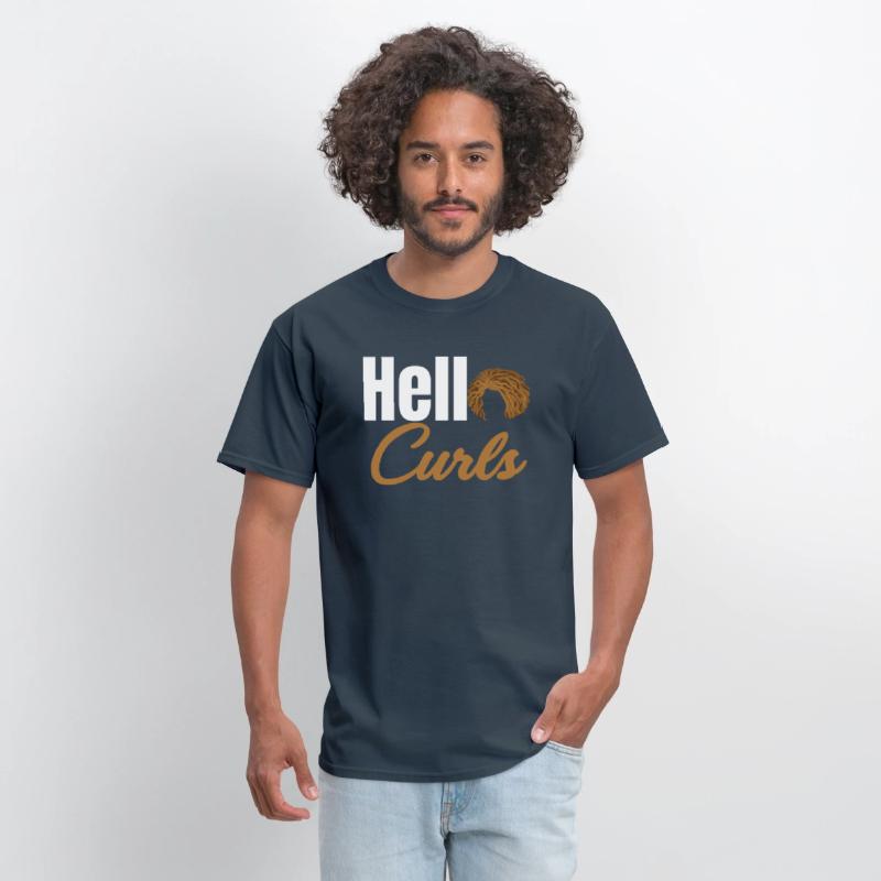 Hello Curls Funny Curly Hair Wavy Afro African