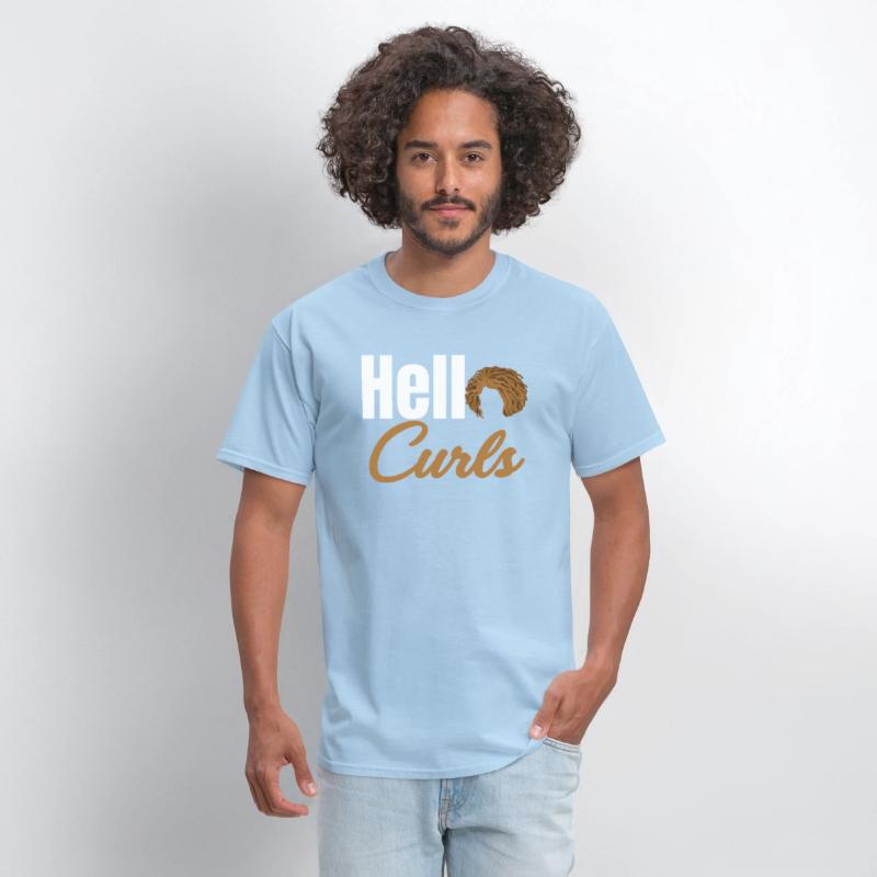 Hello Curls Funny Curly Hair Wavy Afro African